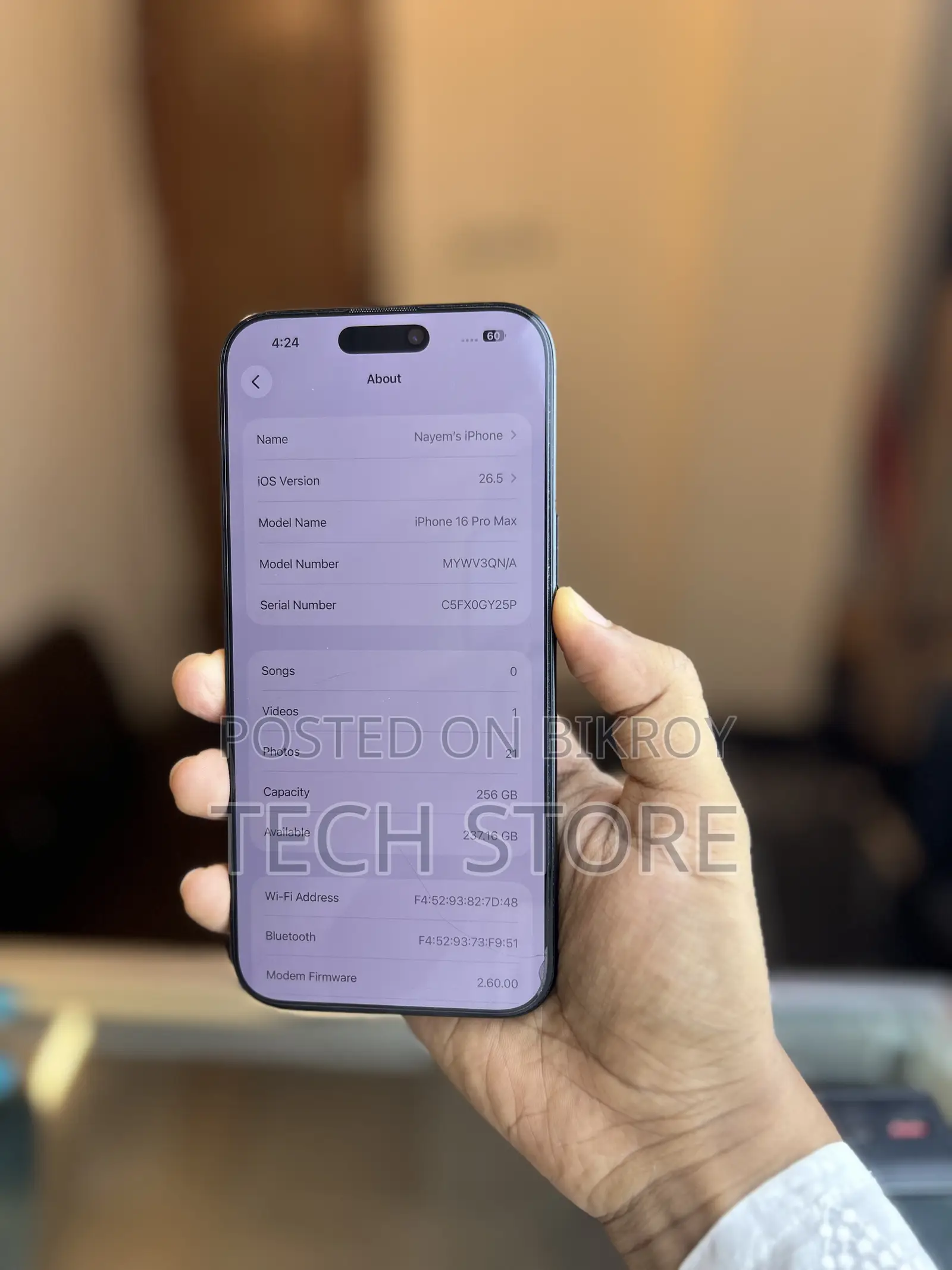 Apple iPhone 16 Pro Max 256 GB Black
