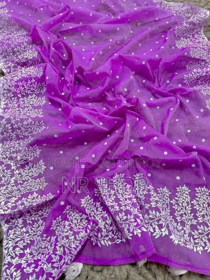 Premium Half Silk Block Print Saree
