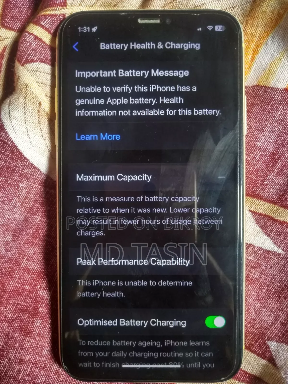 Apple iPhone XR 64 GB Yellow