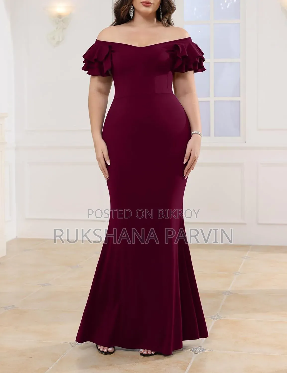 Off Shoulder Party Gawn