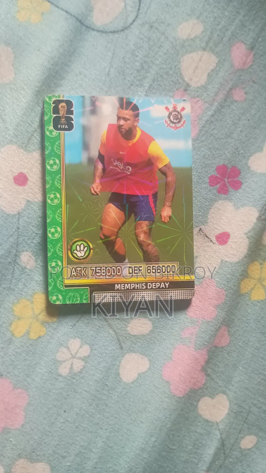 Depay Football Card and Luka Modric