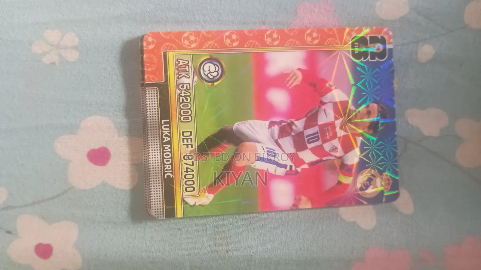 Depay Football Card and Luka Modric