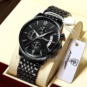 POEDAGAR Men Watch Fashion Luxury Stainless Stain Quartz Watches