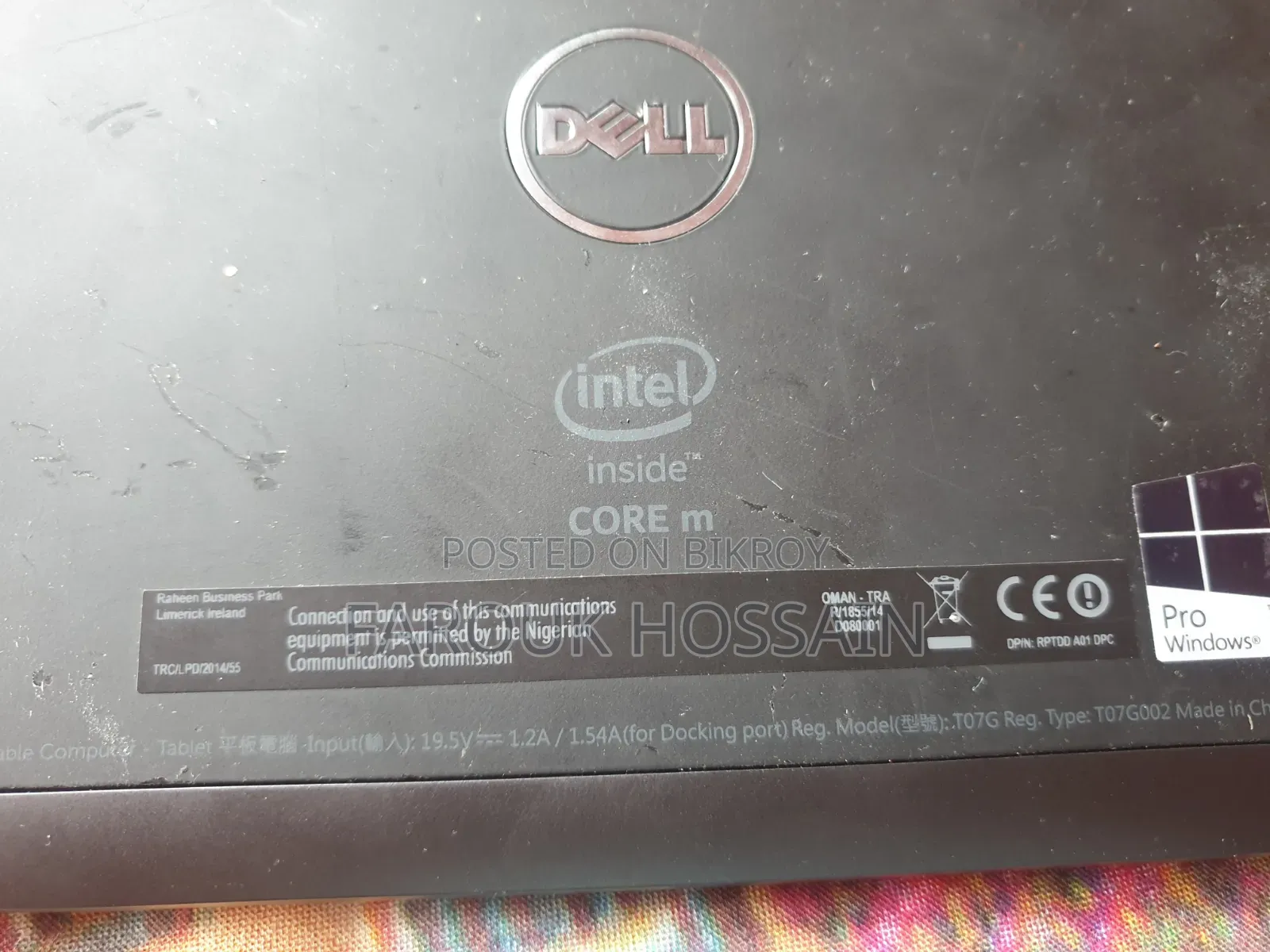 Laptop Dell 4gb SSD 128gb