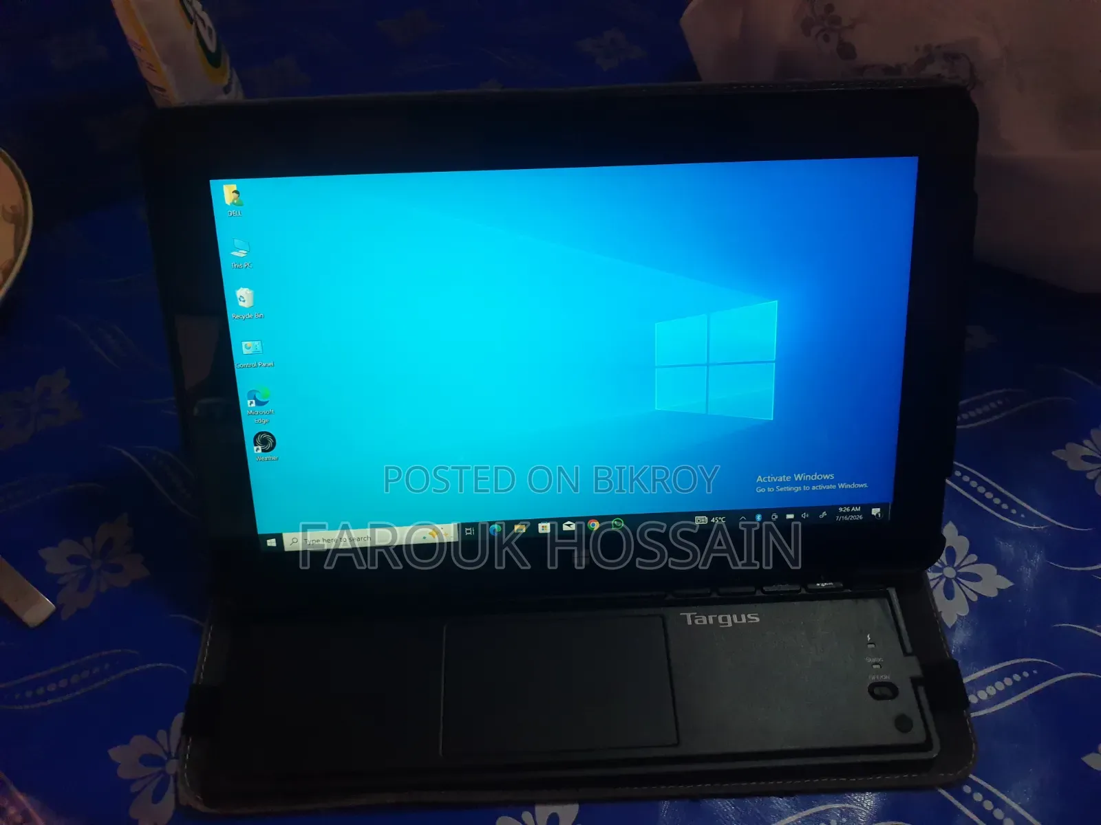 Laptop Dell 4gb SSD 128gb