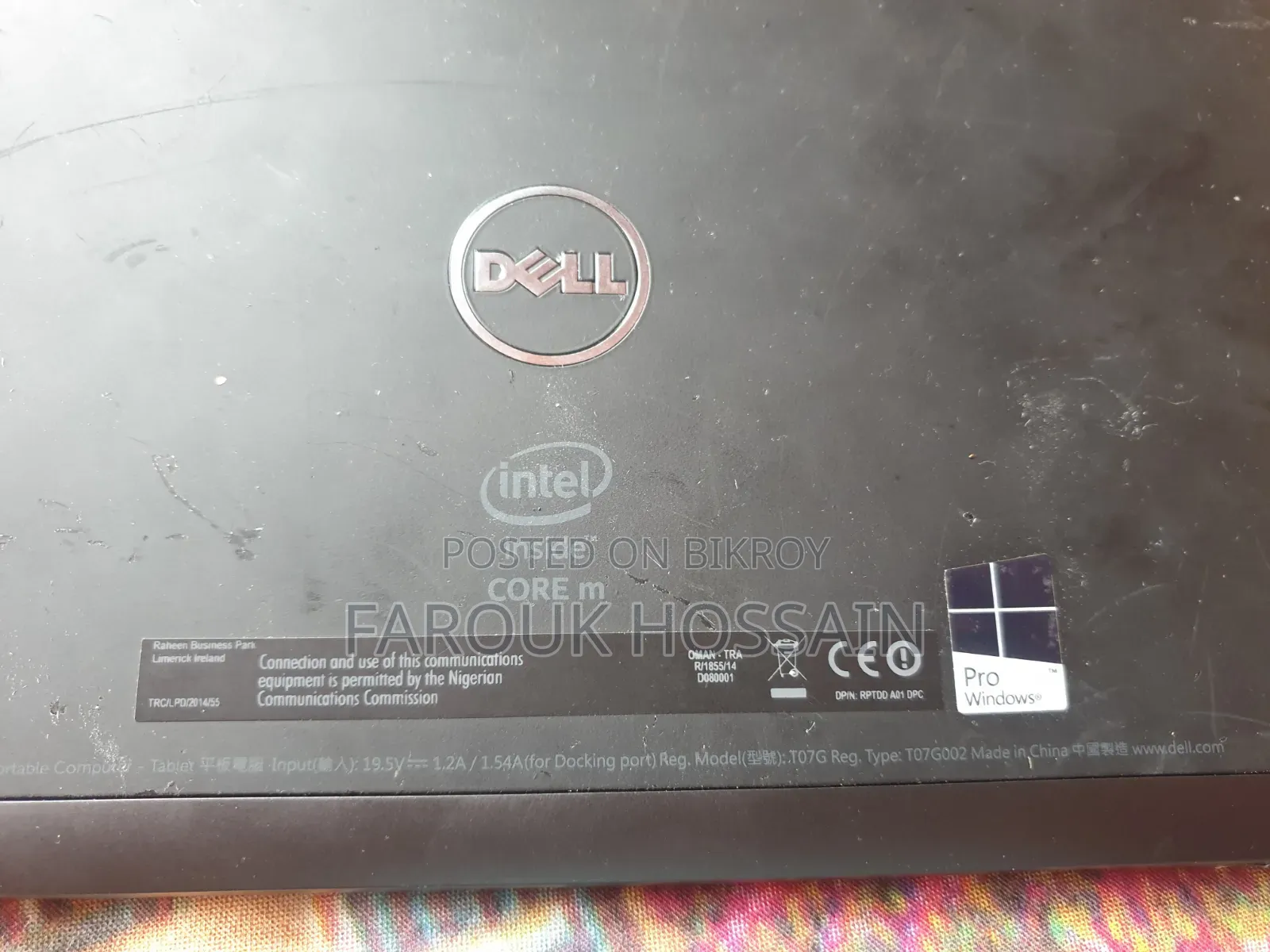 Laptop Dell 4gb SSD 128gb