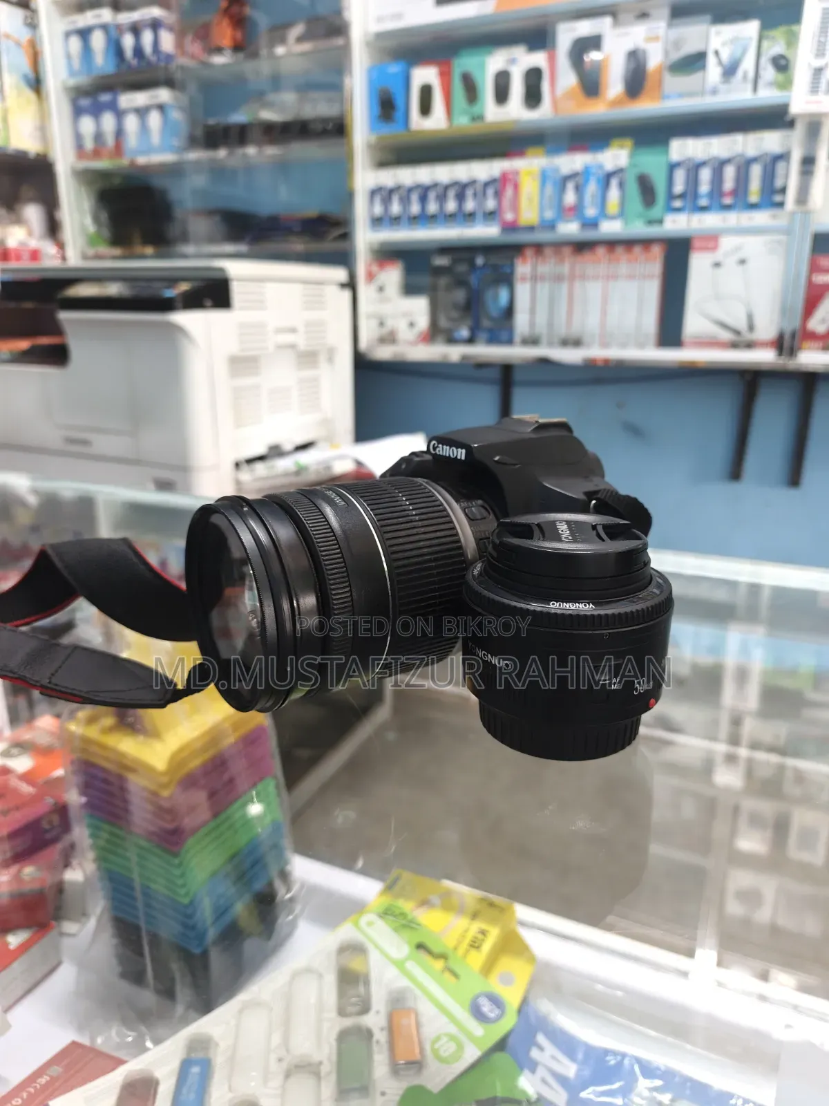 Camon 250D With 50 Mm STM Prime Lens 1.8 Full Fresh Condition.