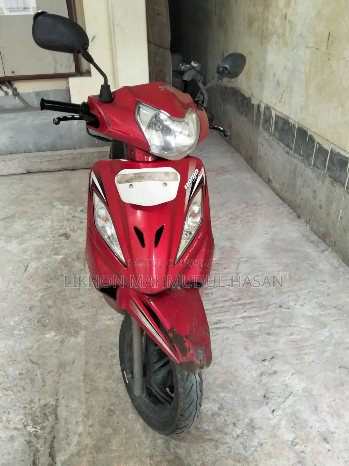 TVS Wego 2018 Red