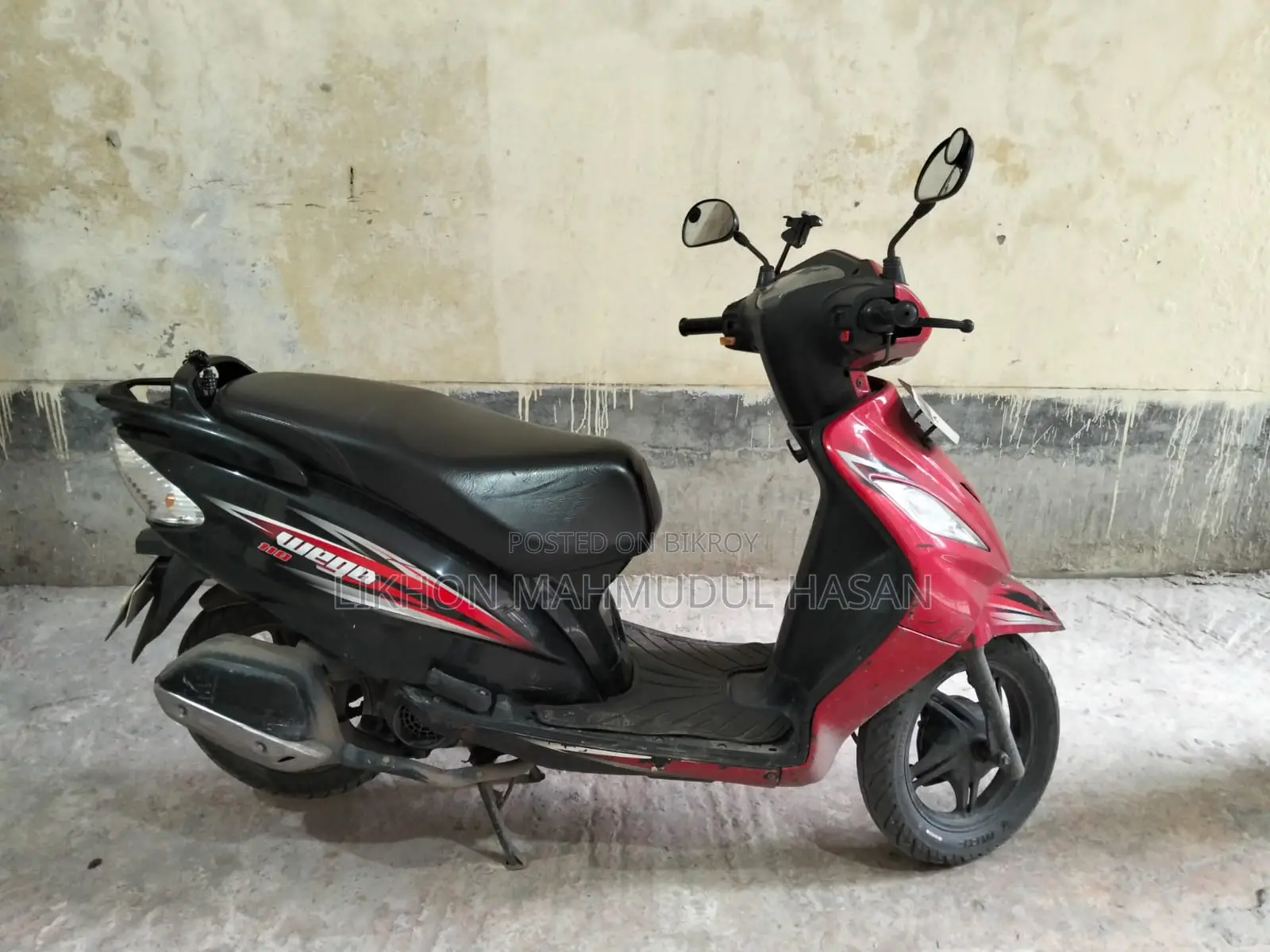 TVS Wego 2018 Red