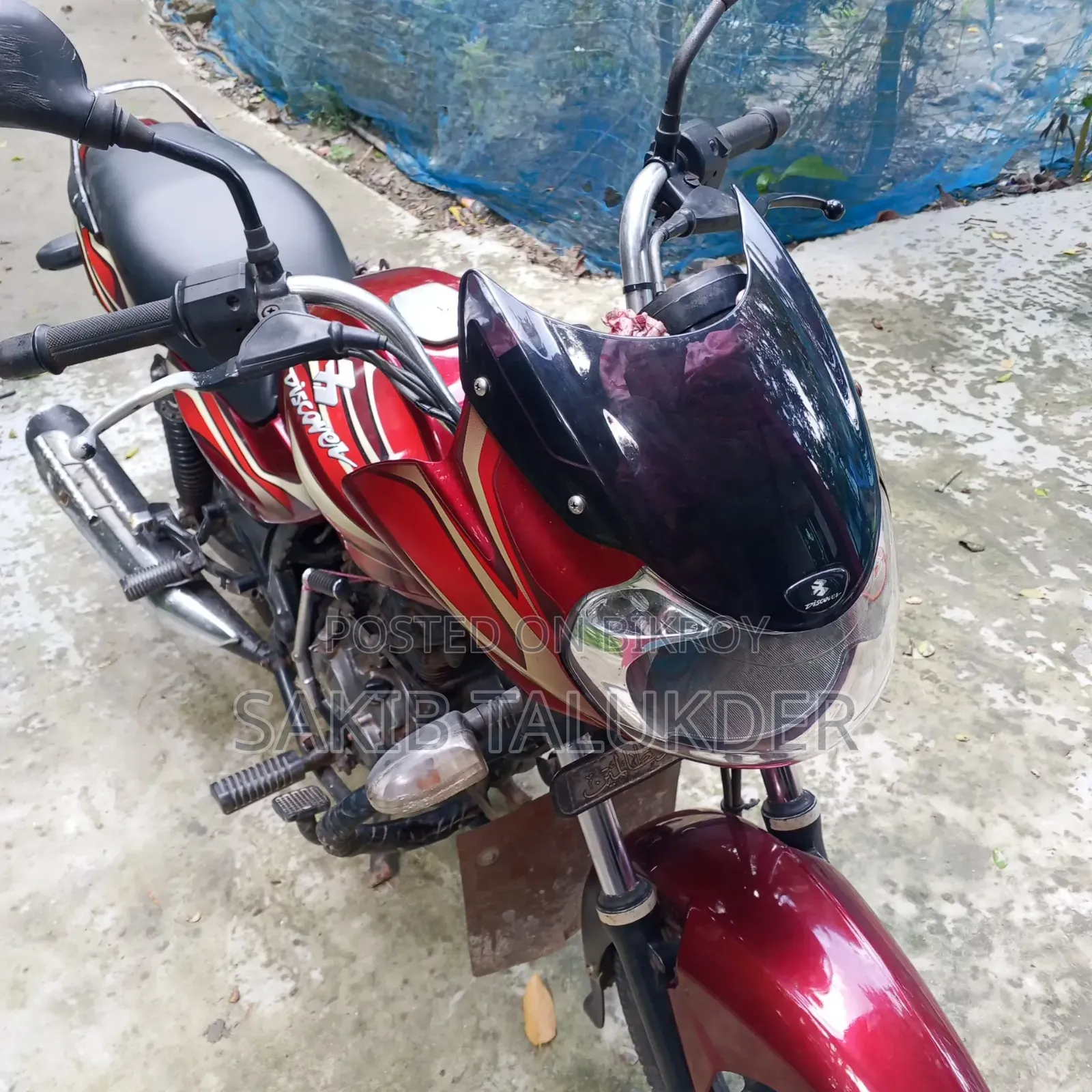 Bajaj Discover 100 2014 Red