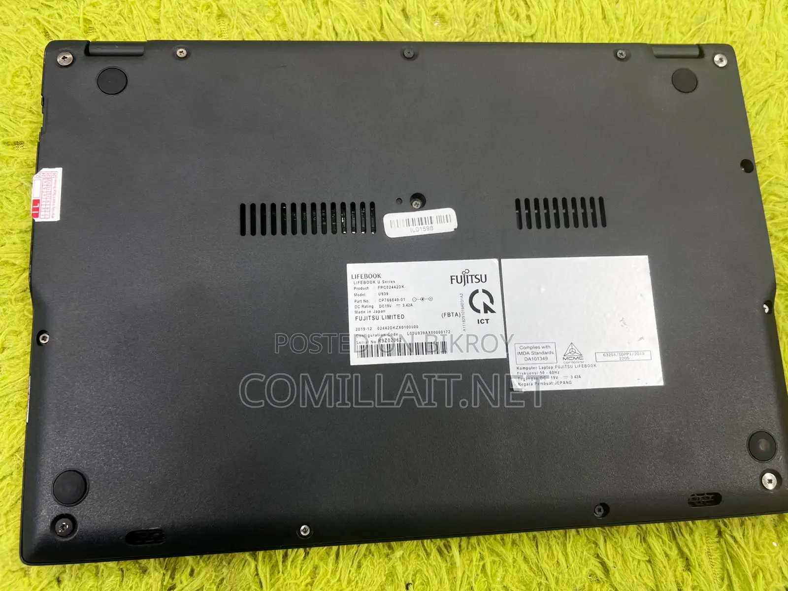 Laptop Fujitsu Lifebook U939 16GB Intel Core I7 SSD 256GB