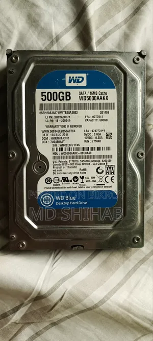500GB HDD Very Fresh