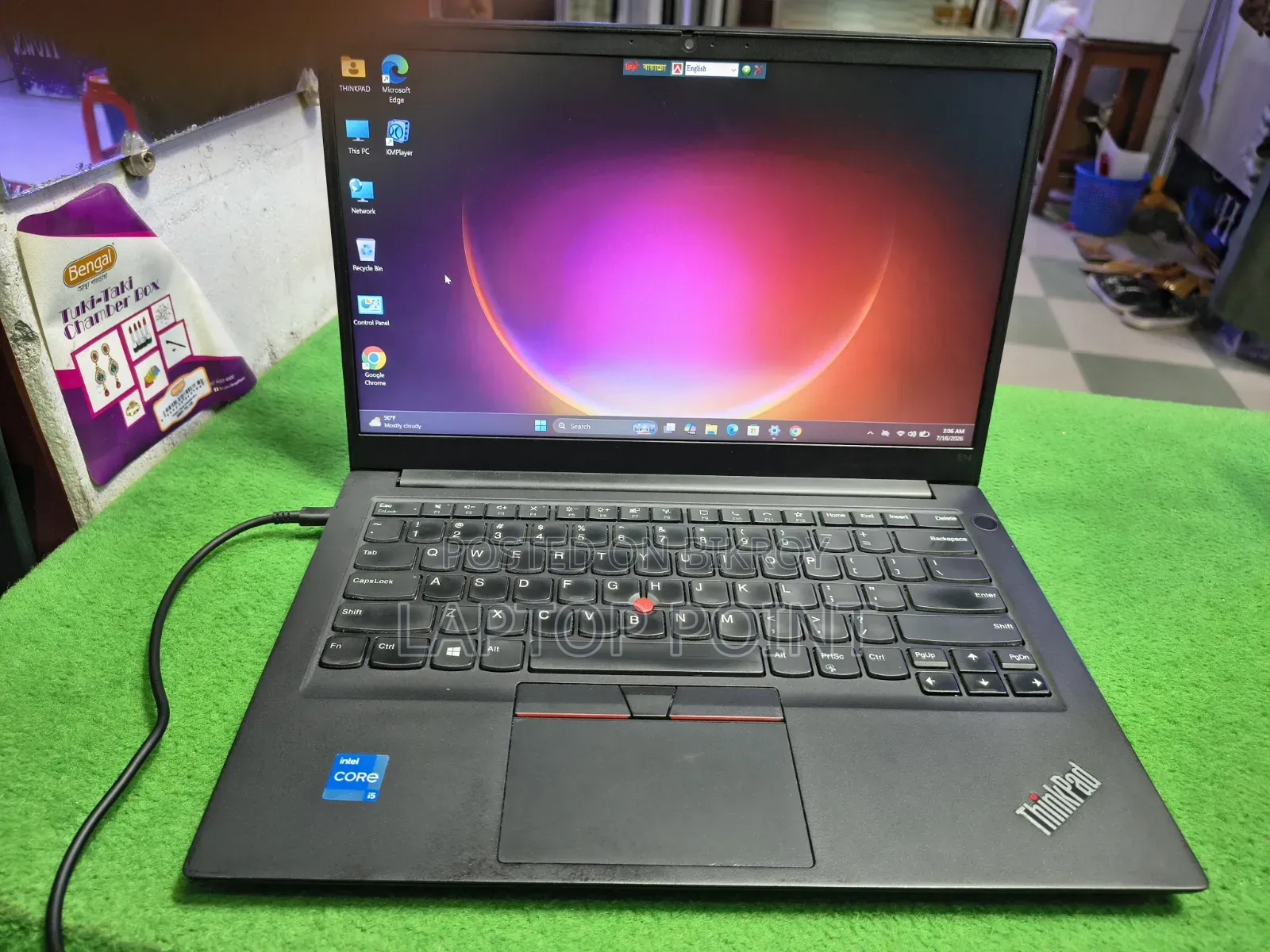 Laptop Lenovo ThinkPad E14 Gen 2 8GB Intel Core I5 SSD 256GB