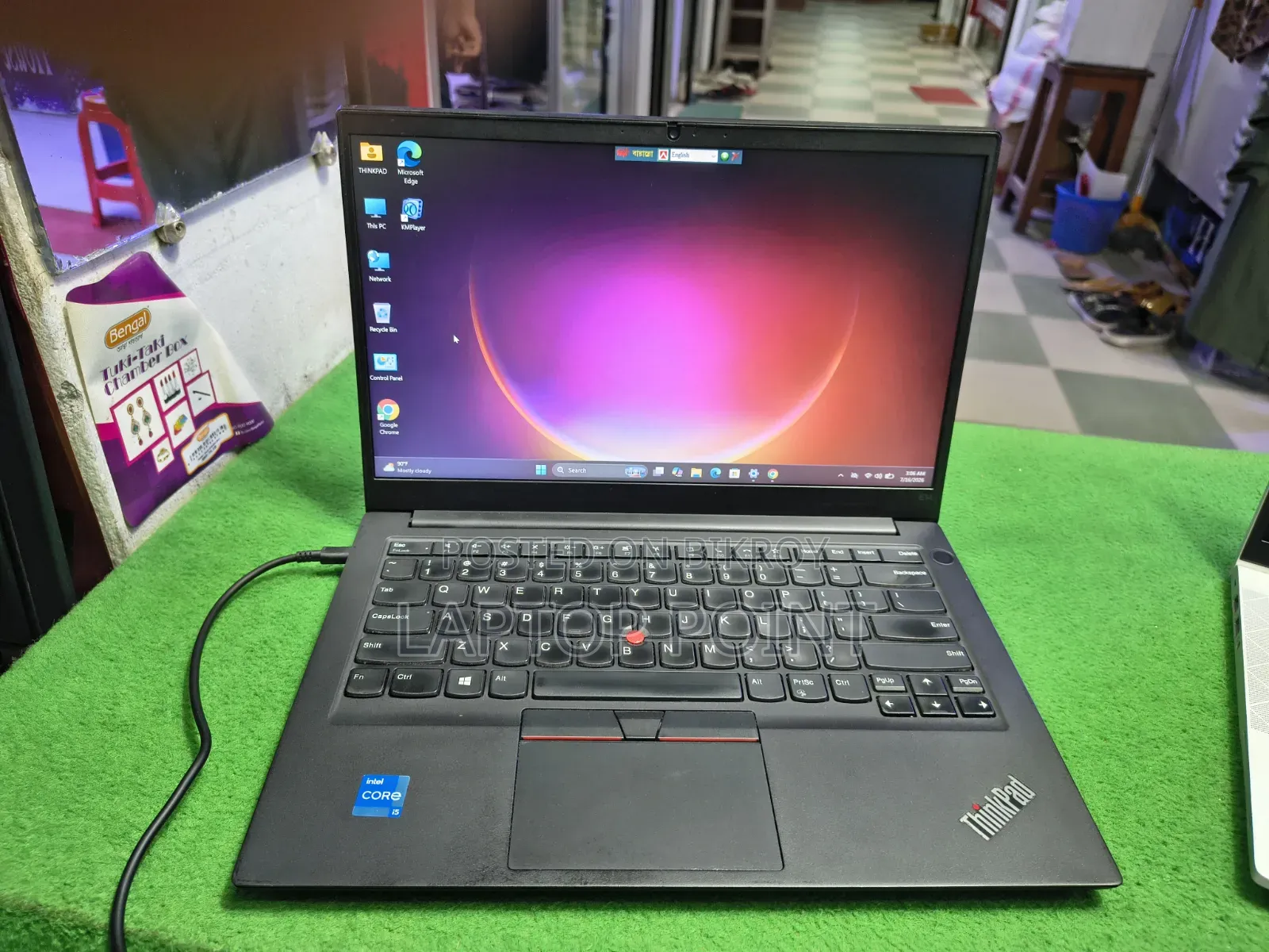 Laptop Lenovo ThinkPad E14 Gen 2 8GB Intel Core I5 SSD 256GB