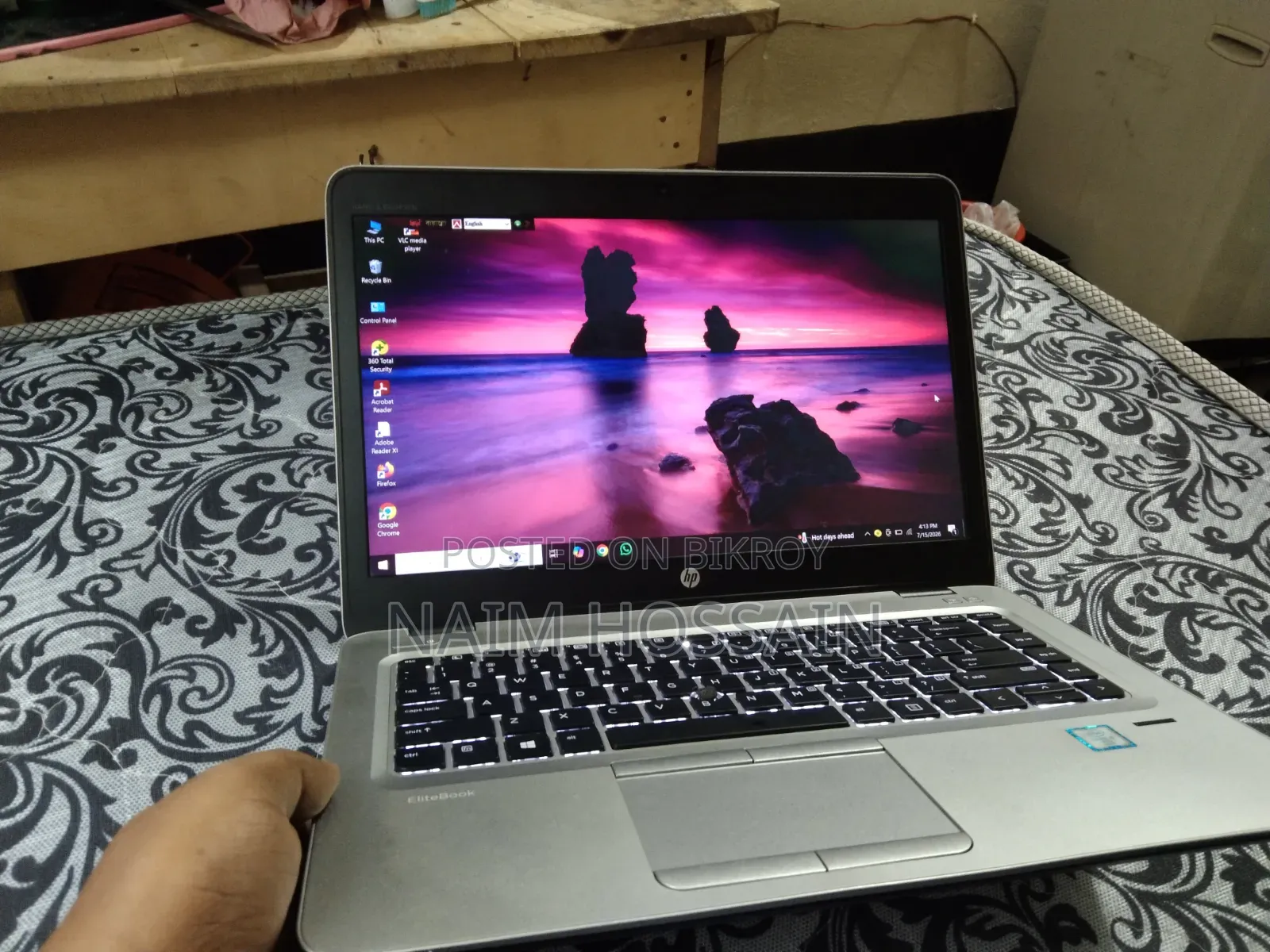 Laptop HP EliteBook 840 G3 8GB Intel Core I5 SSD 256GB