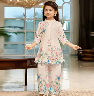 উন্নত মানের Original 3D Digital Print Linen Dress