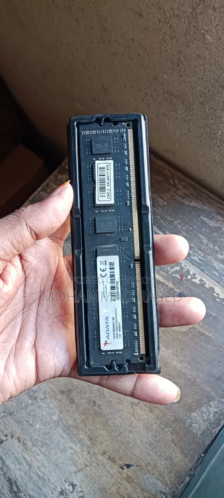 Adata 8GB DDR3 1600MHz Desktop RAM