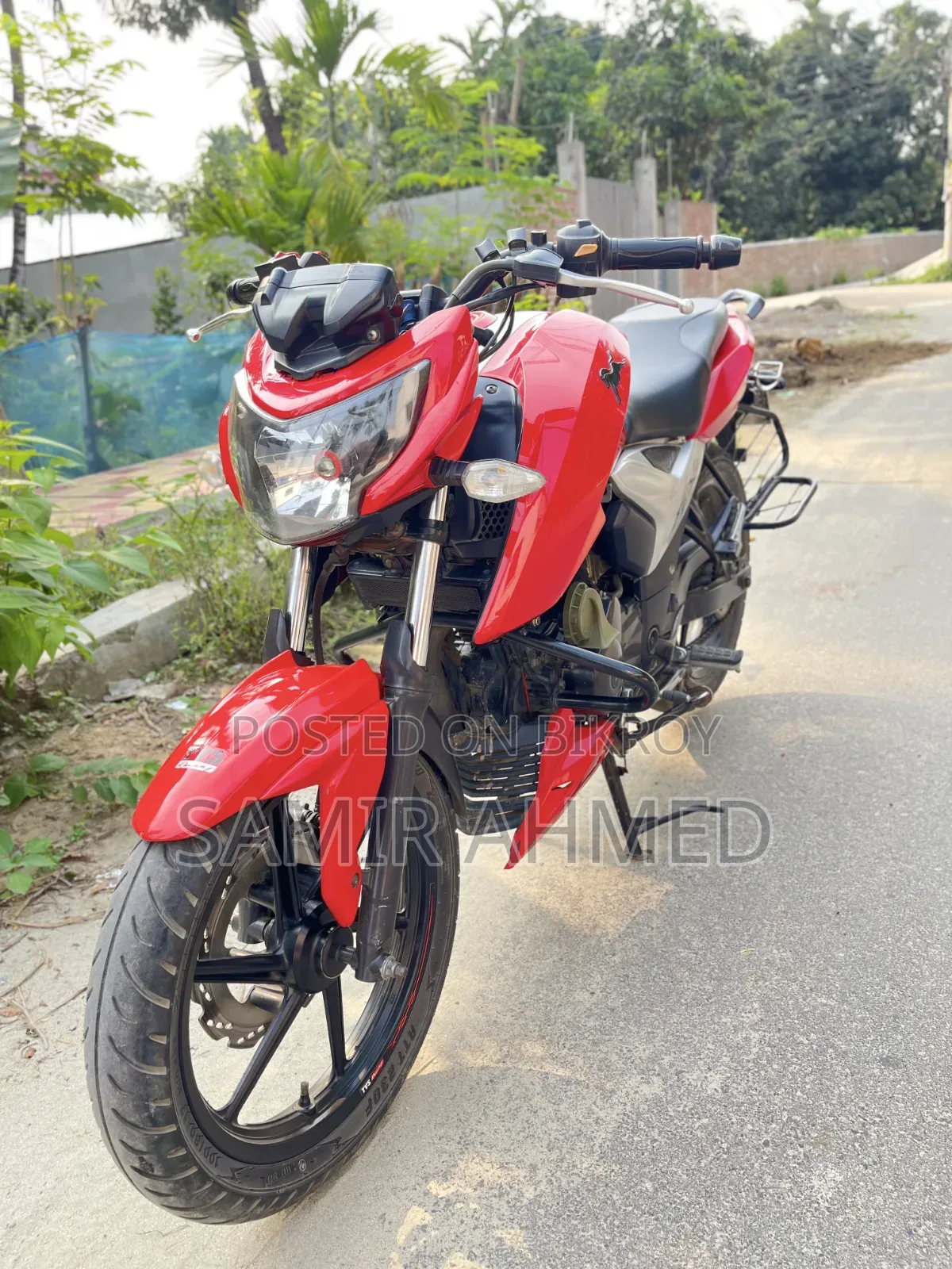 TVS Apache RTR 160 4V 2019 Red