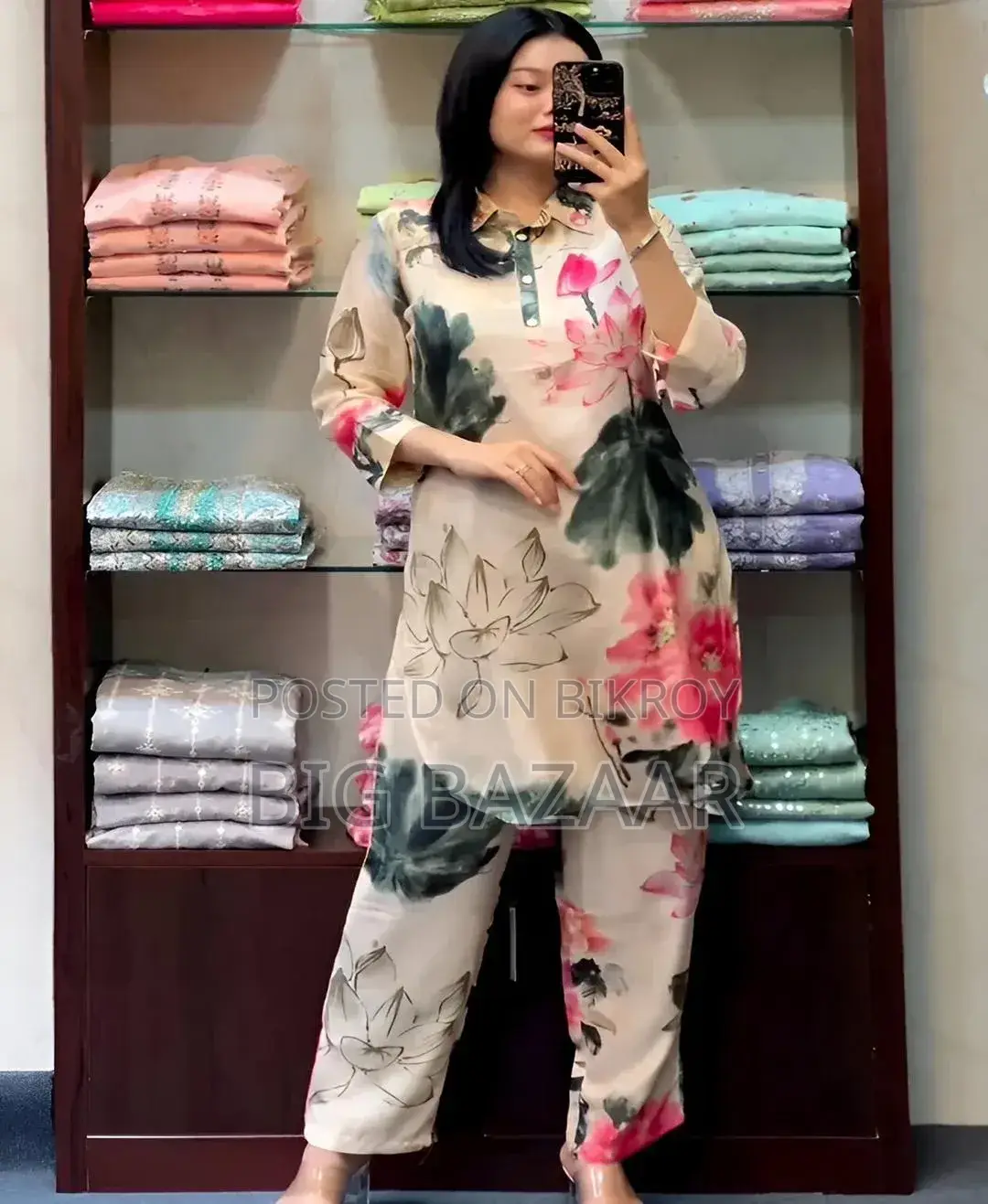Premium 3D Digital Print Two-Piece Set