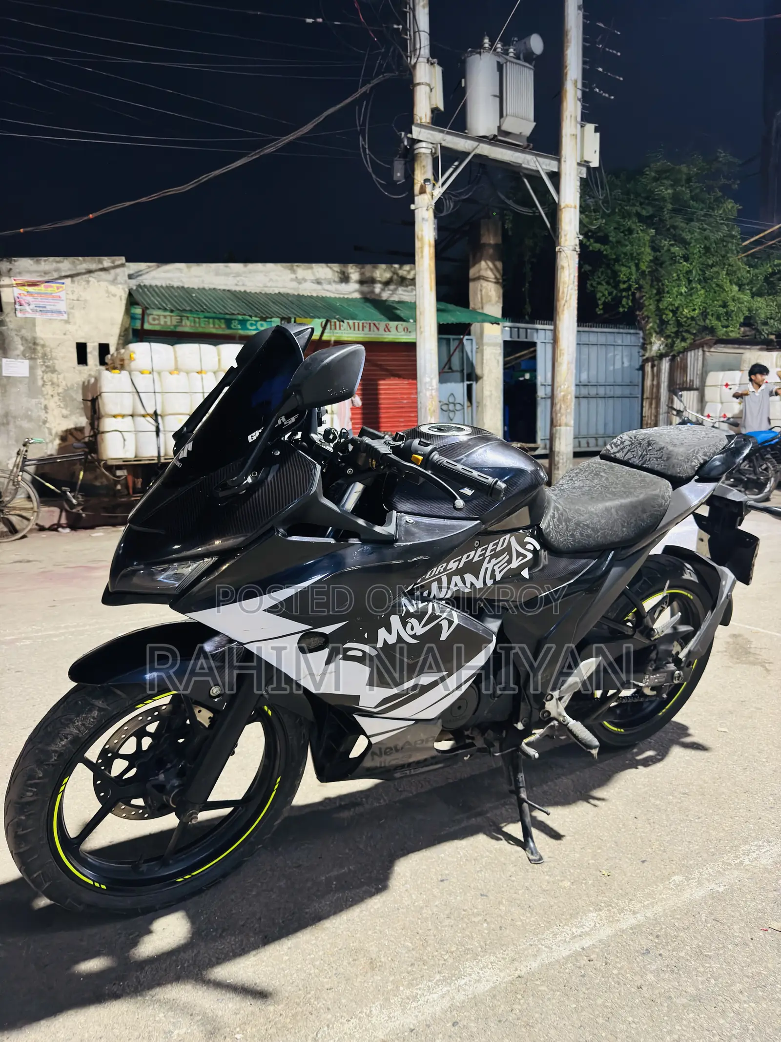 Suzuki Gixxer SF FI 2023 Black