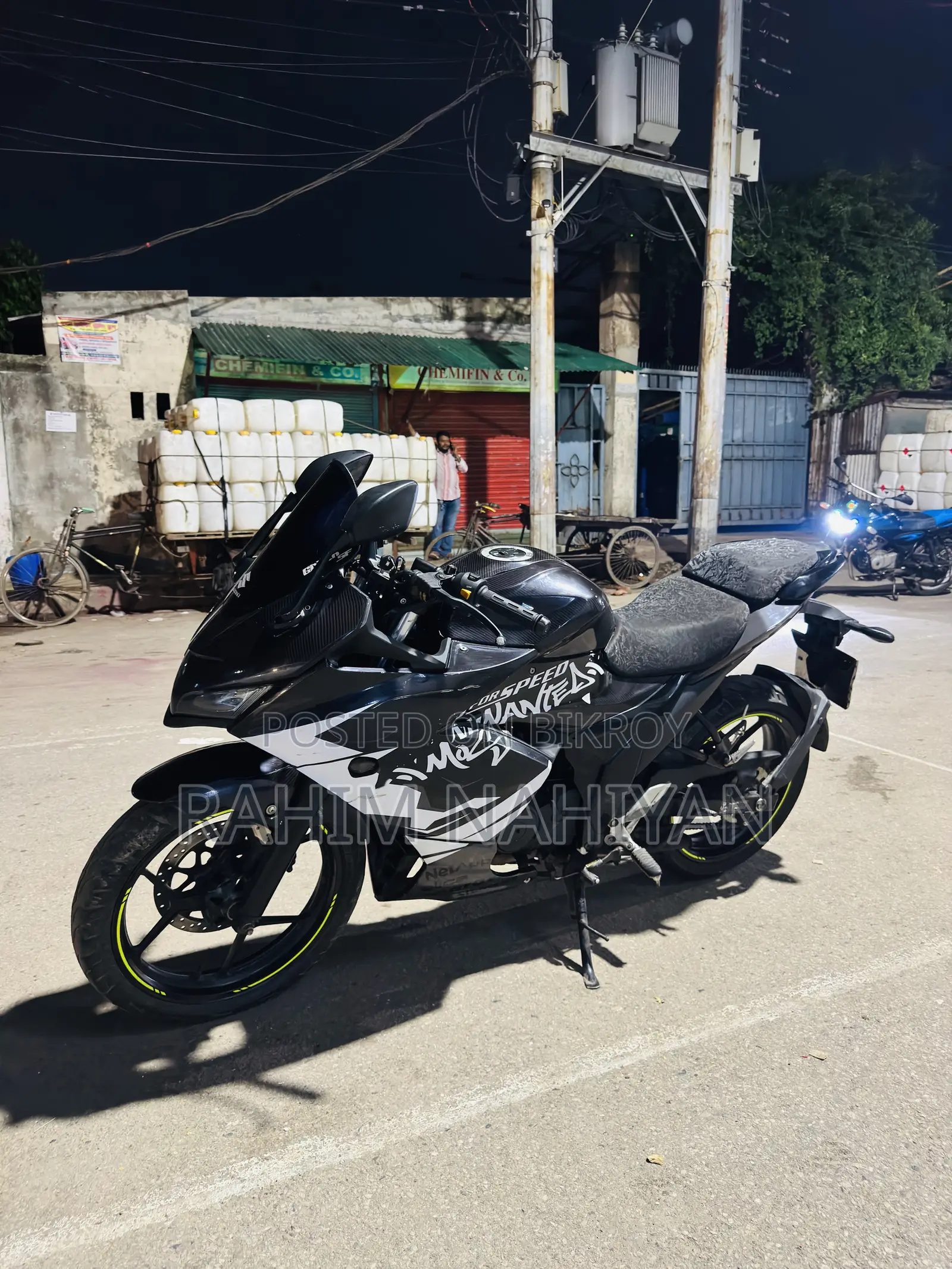 Suzuki Gixxer SF FI 2023 Black