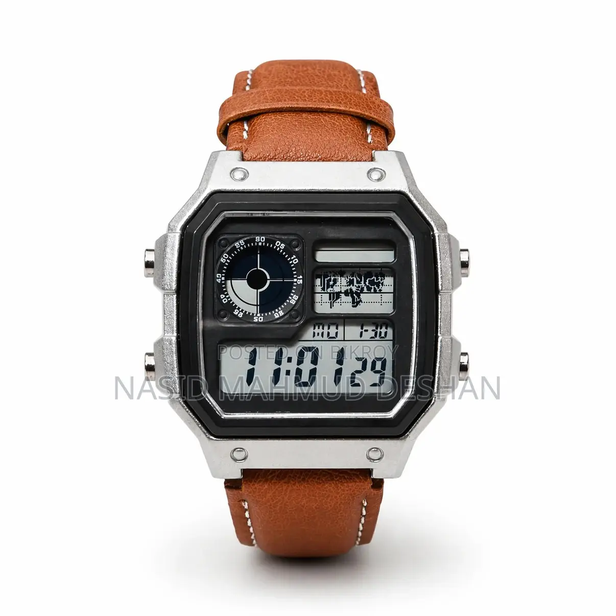 Casio Illuminator Leather Strap Premium Watch