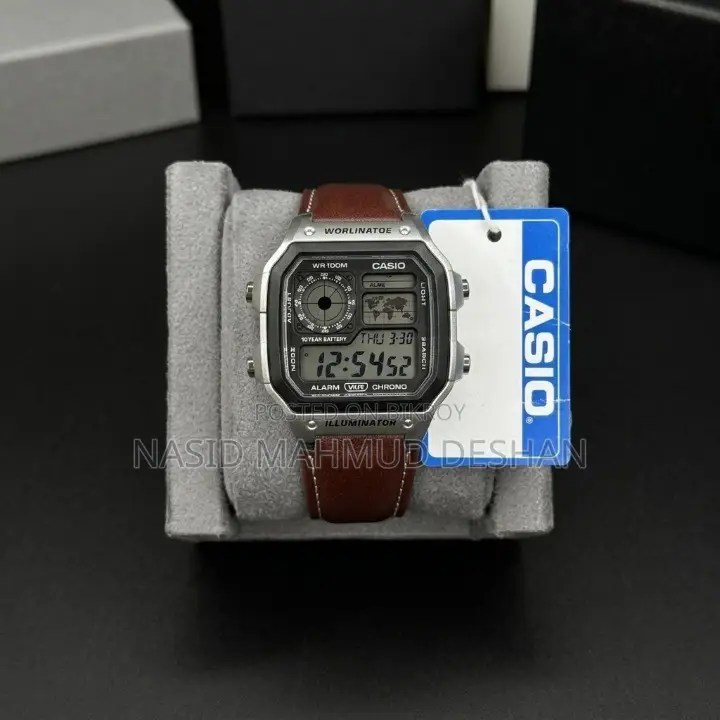 Casio Illuminator Leather Strap Premium Watch