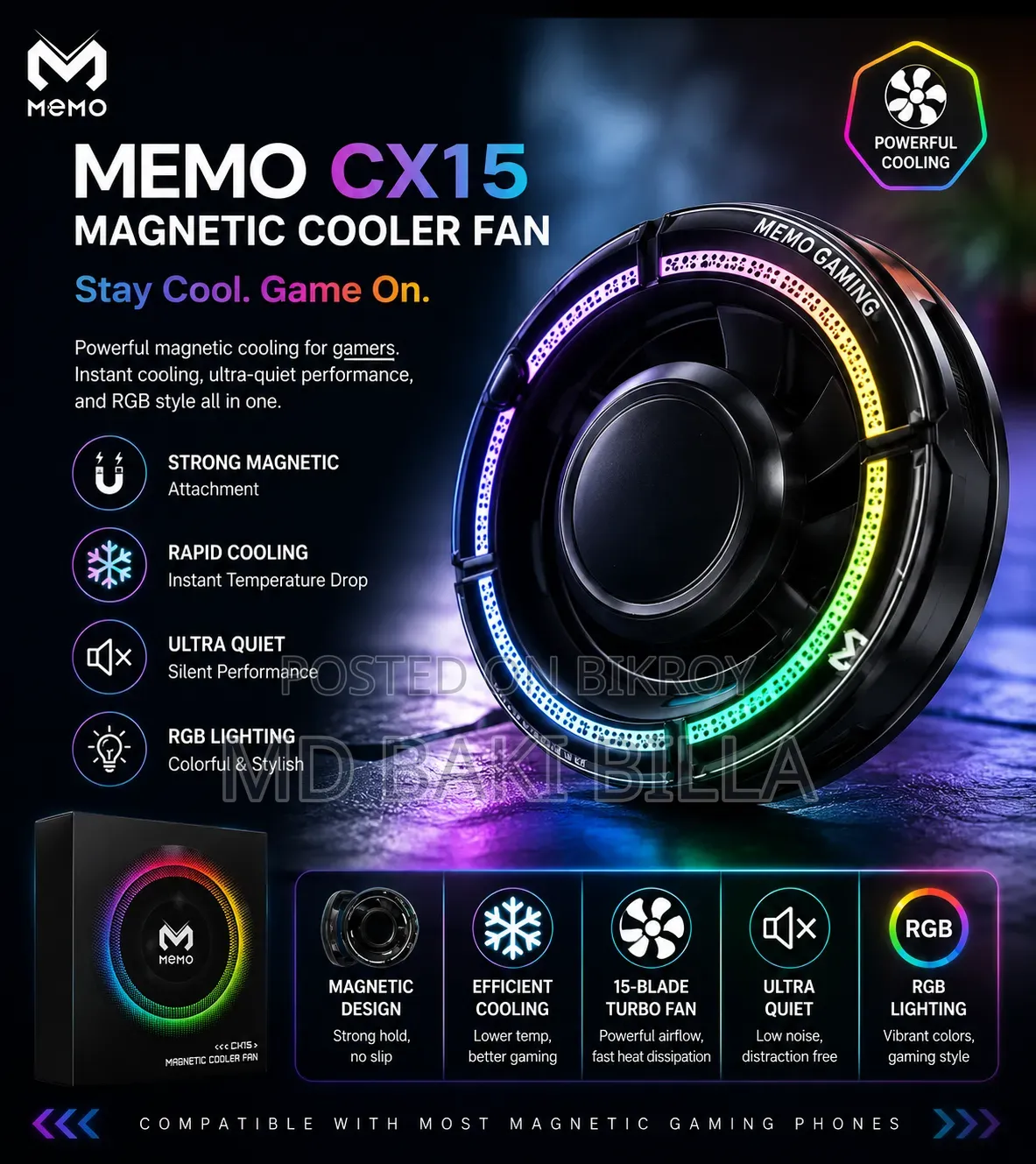 Memu Magnetic Cooler
