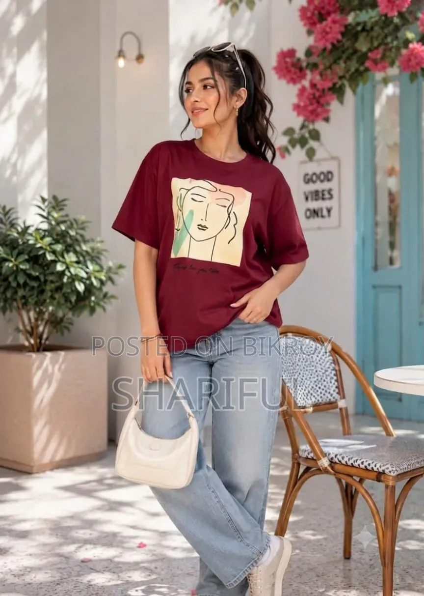 Ladies Drop Shoulder T-Shirt