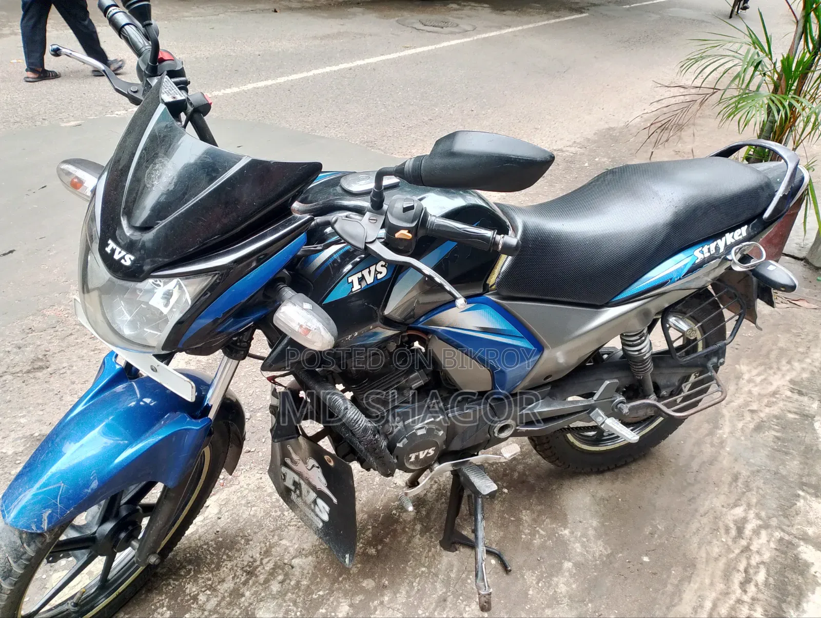 TVS Stryker 125 2018 Blue