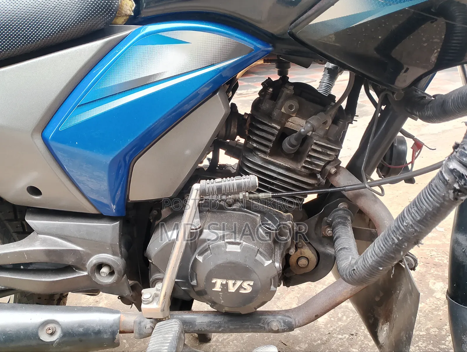 TVS Stryker 125 2018 Blue