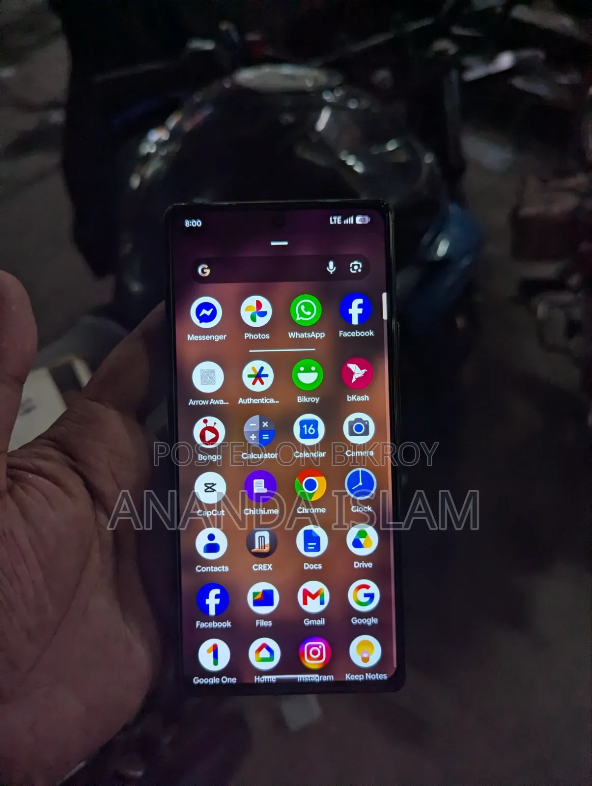গুগল পিক্সেল ৬ ১২৮ জিবি কালো