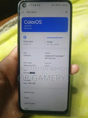 Oppo A76 128 GB Black
