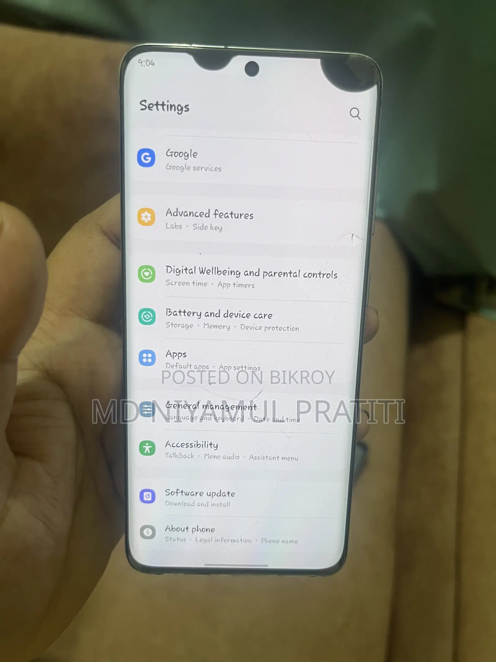 Samsung Galaxy S20 128 GB White