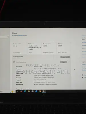 Laptop Dell Latitude 5320 16GB Intel Core I5 SSD 256GB