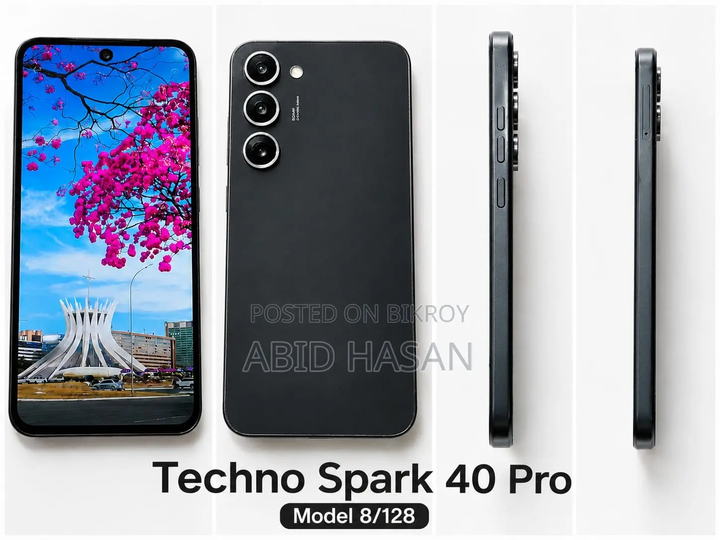 Tecno Spark 40 Pro 128 GB Black