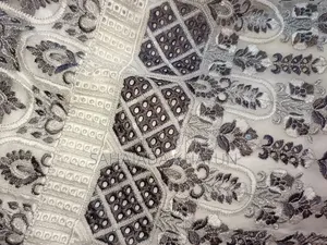 Ladies White Embroidered 3 Piece Dress