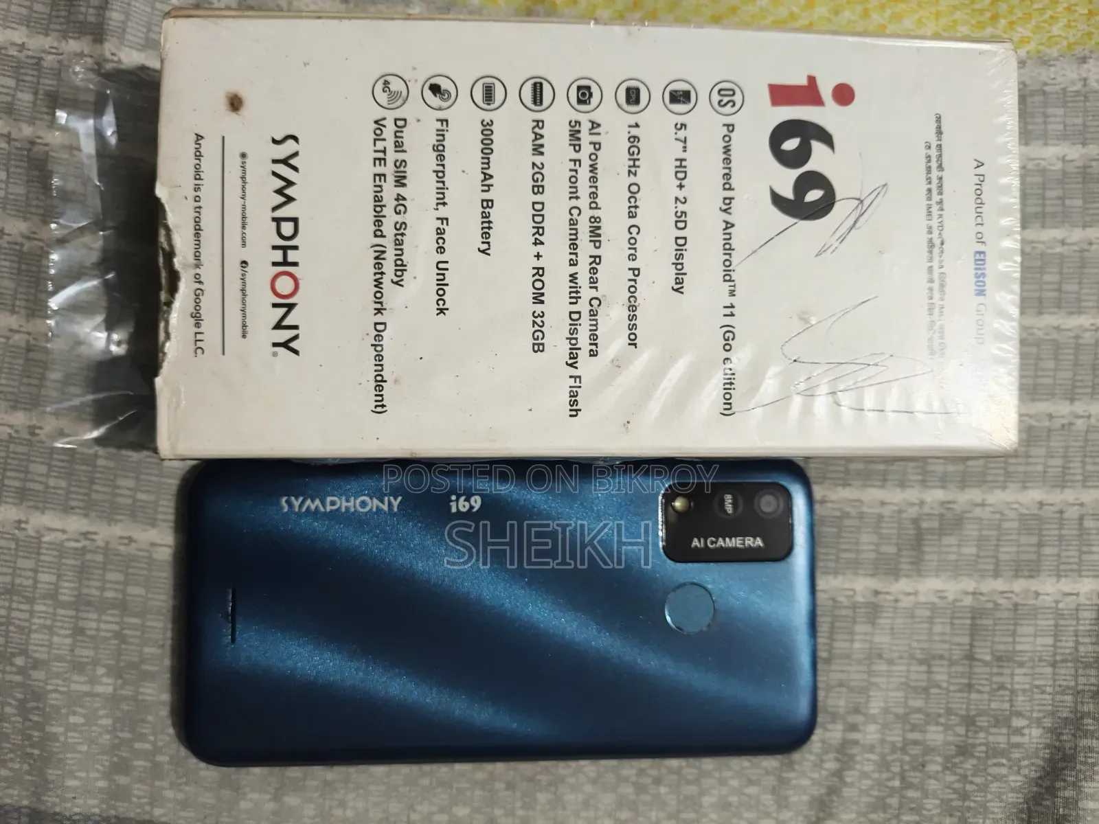 Symphony I69 32 GB Blue