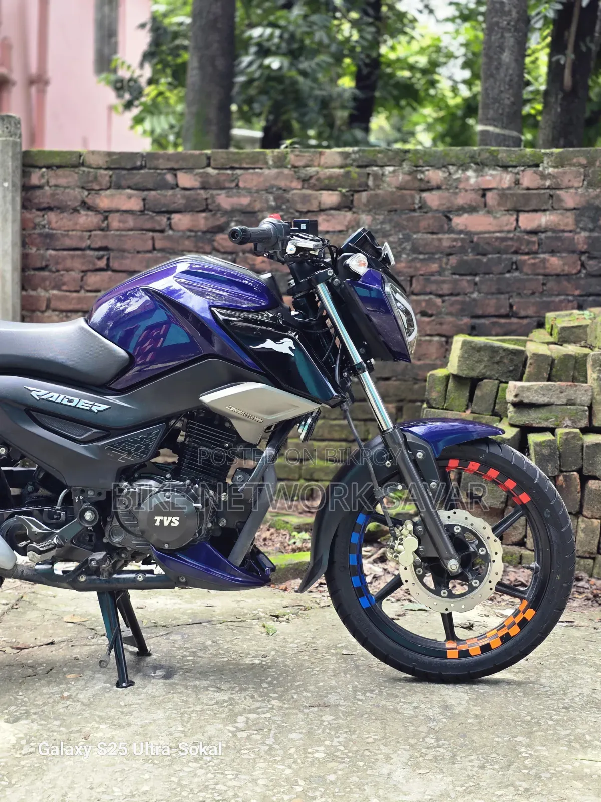 TVS Raider 125 2024 Blue