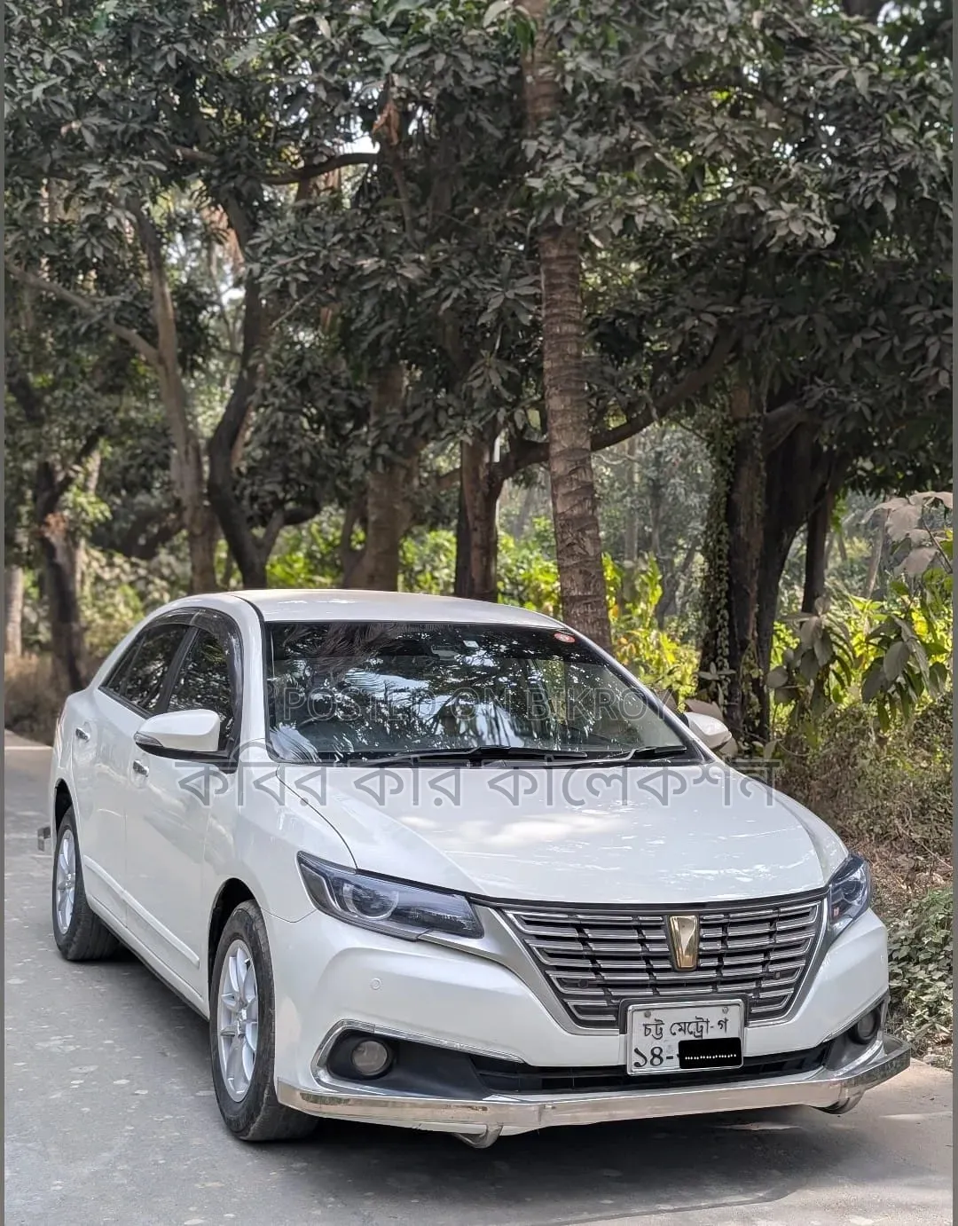 টয়োটা প্রিমিও ২০১৮ সাদা