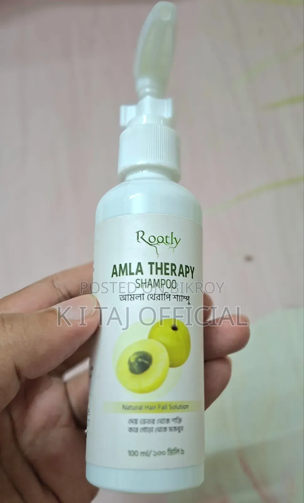 Amla Therapy Organic Hairfall Shampoo- Rootley
