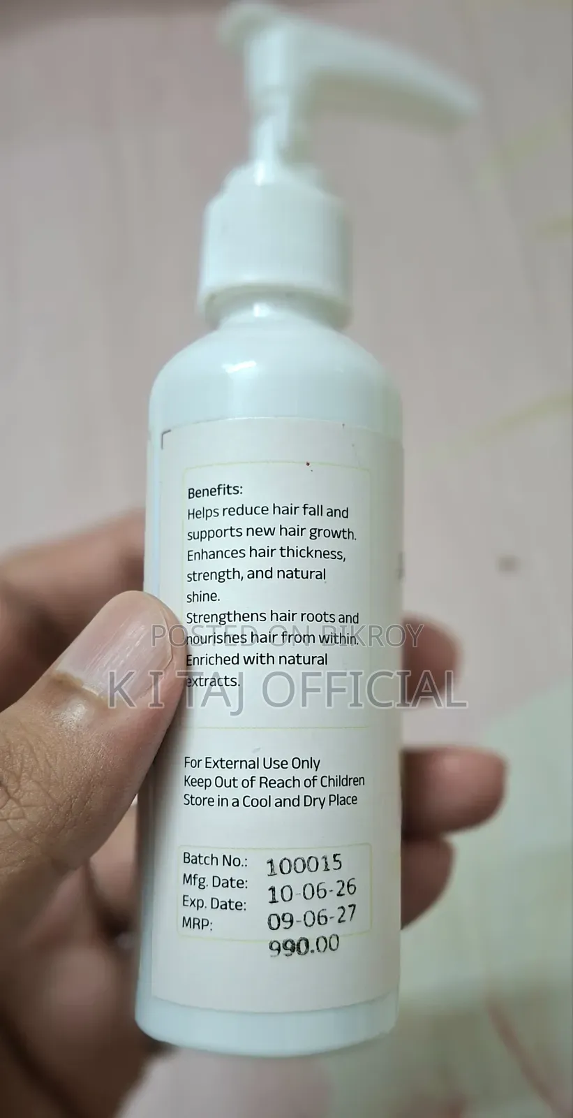 Amla Therapy Organic Hairfall Shampoo- Rootley