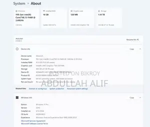 Desktop Computer ASUS A4110 16GB Intel Core I5 SSD 320GB