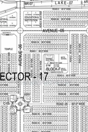 30ft Road 3 Katha Park East at Sector-17/F.