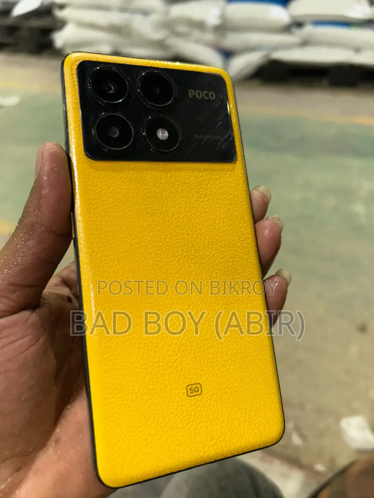 শাওমি পোকো এক্স৬ প্রো ২৫৬ জিবি হলুদ