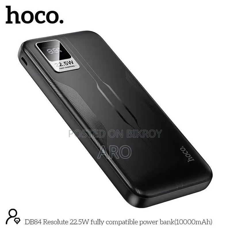 Power Bank Hoco DB84 Resolute 22.5W 10000mAh Power Bank – 22.5W Hoco