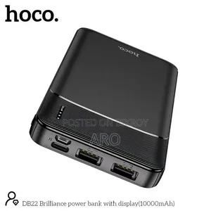 10000 Mah Hoco DB22 Brilliance 10000mAh Power Bank – LED Display Hoco