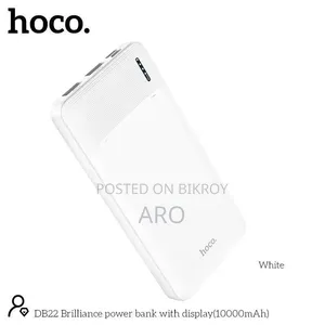 10000 Mah Hoco DB22 Brilliance 10000mAh Power Bank – LED Display Hoco