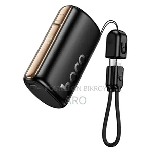 Hoco Q50 Victory 10000mAh PD20W পাওয়ার ব্যাংক বিল্ট-ইন USB-C ক্যাবলসহ