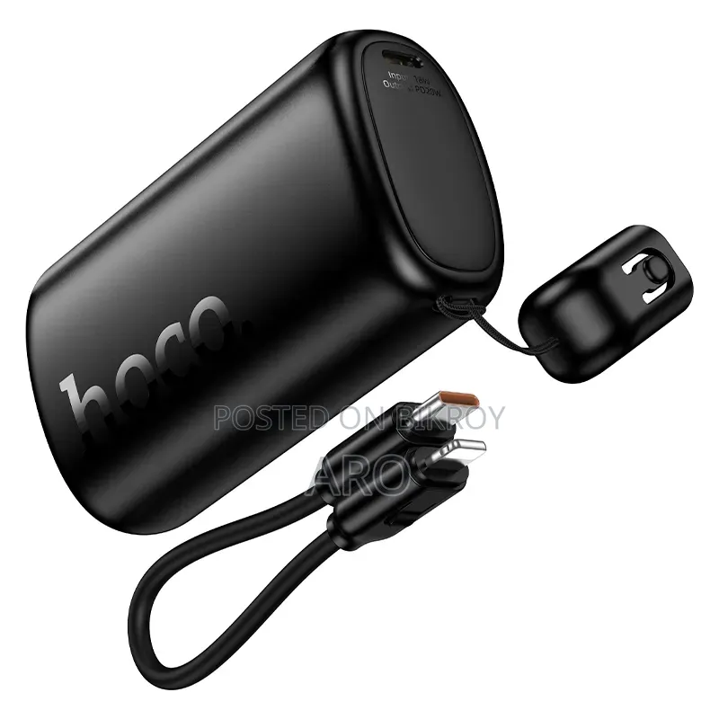 Hoco Q50 Victory 10000mAh PD20W Power Bank With Built-in USB-C